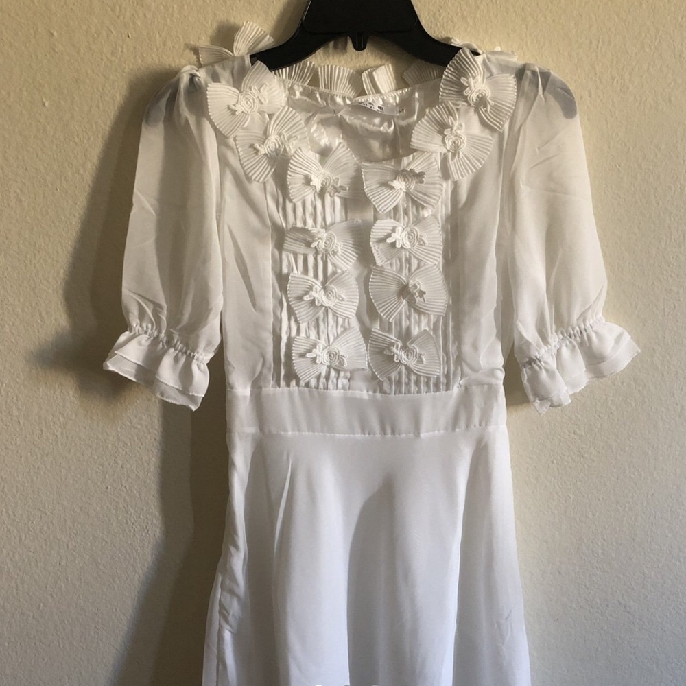 White dress